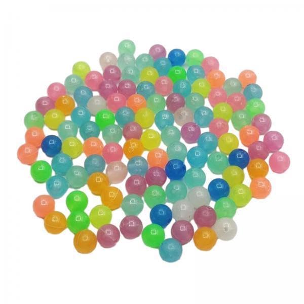 SNAPPSY 2xLuminous Beads Charms Glow in The Dark Beads for Necklace DIY Jewelry Making 12mm-picture-33