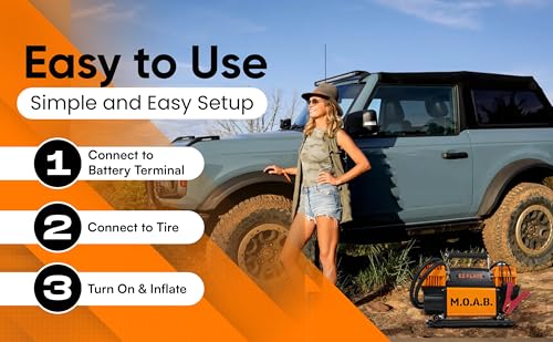 EZ FLATE M.O.A.B. Dual Air Compressor