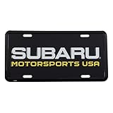 Subaru Motorsports USA Logo Embossed Metal Sign Plate 12x6 Crosstrek WRX Sti Outback Forester Rally Genuine OEM