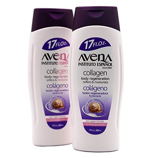 Avena Instituto Español Collagen Body Regeneration, Softens & Moisturizes, Skin Repair Formula, 2-pack Of 17 FL Oz each, 2 Bottles.