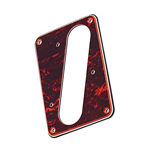 Exceart Humbucker Guitar Pickup Cover Humbucker Frame Mounting Ring Pickup Cover For Telecaster Bridge (Dark Red) #TOP5