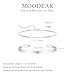 Moodear Stackable Bracelets for Men - 925 Sterling Silver Bracelet Sets Dainty Box Chain Bangle Cuff Bracelet Set Mens Jewelry