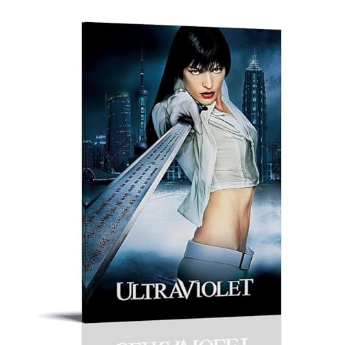 URAUIH Póster de película ultravioleta para dormitorio, sala de estar, pared, póster decorativo de 20 x 30 cm, estilo marco