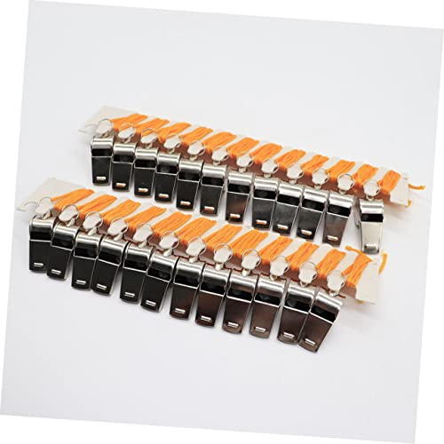 12 silbatos de acero para árbitros y primeros auxilios miniatura 5