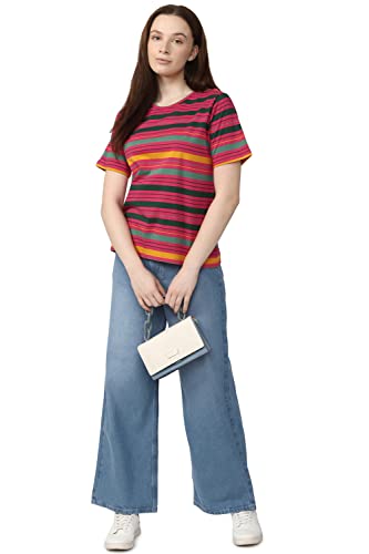 Image of Van Heusen Women's Cotton Regular Fit T-Shirt