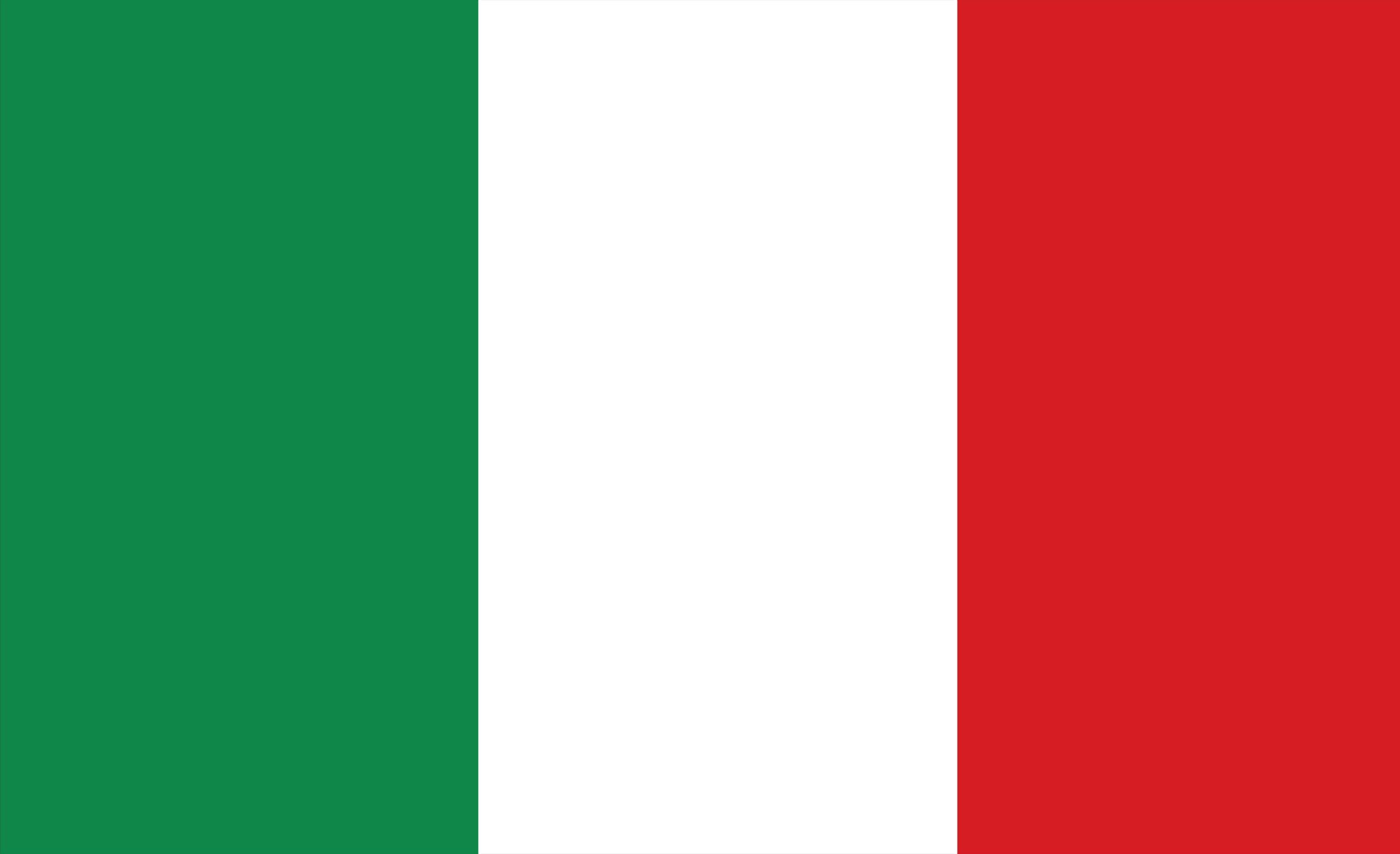 Drapeau de l'Italie tricolore de haute qualité pour mât et extérieur