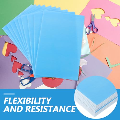 VILLCASE 10pcs Blue Foam Board, 8 x 12 inch 4mm Foam Sheets for DIY Crafts Mounting Paintings Prints Display Presentation Classroom Art Projects - Image 3