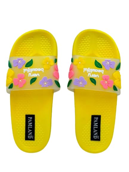 PAMLAND Women’s Casual Wear, Indoor & Outdoor Soft Trendy Slipper For Girls Stylish Flip Flop Slides