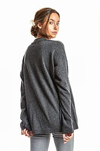 ETERKNITY - Maglione Oversize a Scollo Polo in
