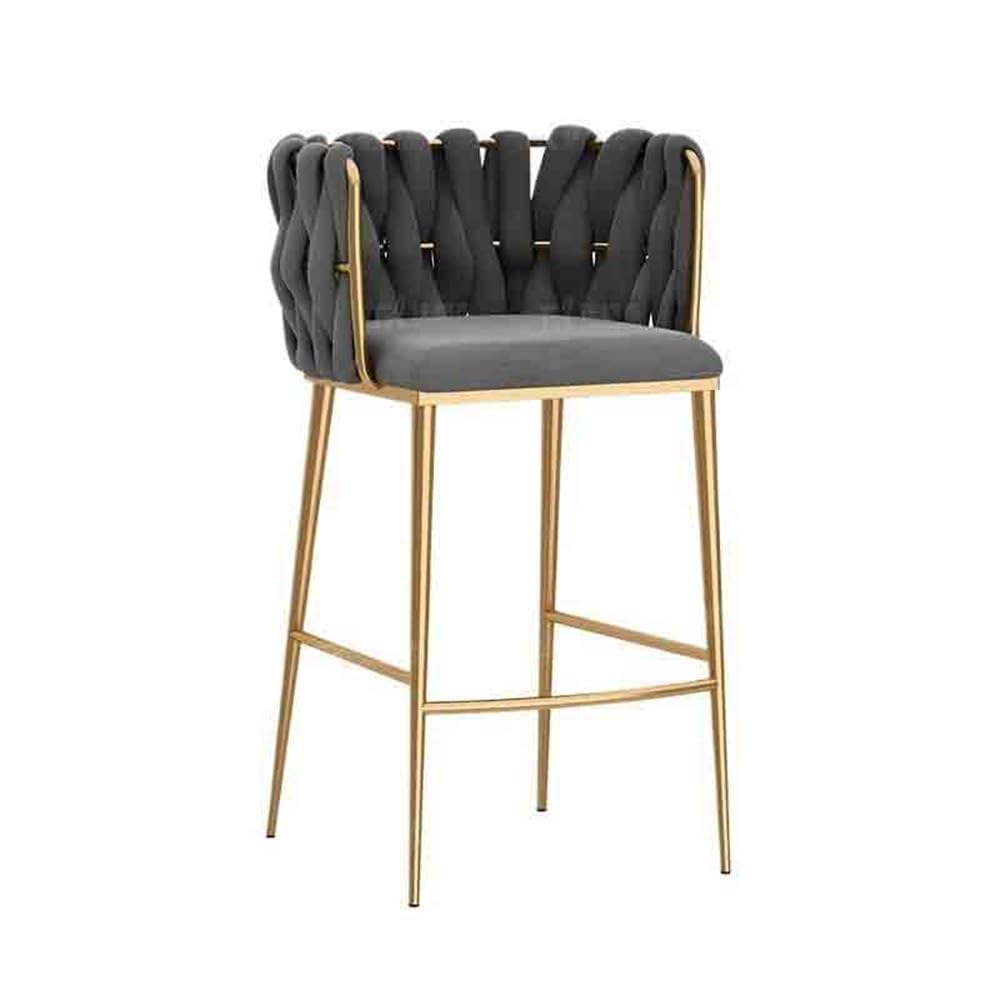 Tabourets de bar avec dossier pour table haute de cuisine et espace réception