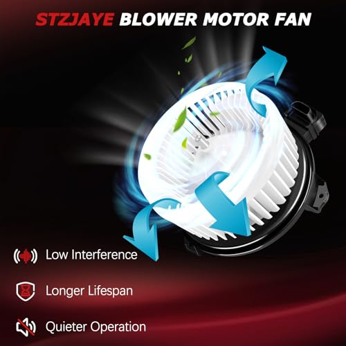 Image of 700194 AC HVAC Heater Blower Motor Fan Front Compatible with Honda for Civic 2006-2011, for Jeep for Wrangler 2007-2010 75821, 79310SNAA01, 79310-SNA-A01, PM9177