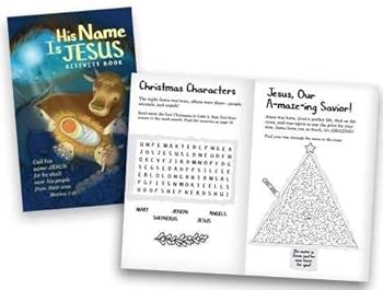 Misc. Supplies His Name Is Jesus Activity Book (Matthew 1:21) (Ages 7-11) Book