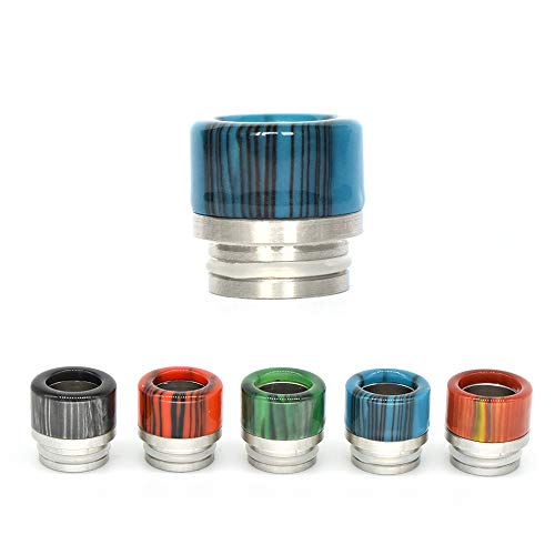Punta de goteo de resina de bajo perfil Vaportown para SMOK TFV8, TFV12 Cloud Beast King, TFV8 Big Baby, Goon RDA, Ammit RTA, Comp Lyfe Rda, Apocalypse Rda, azul