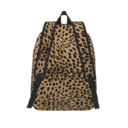 Leopard Animal Texture Print Backpack 15.7 Inch Laptop Backpack Travel Hiking Daypack Multipurpose Bookbag For Men Women3