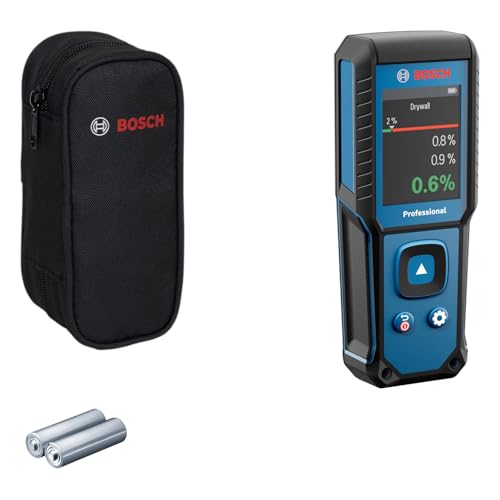 Humidimètre GMM 1-15 Bosch Professional à broches (non invasif, mesure 37 essences de bois et 10...