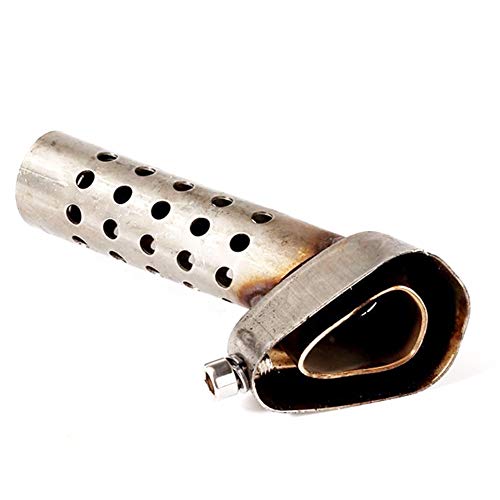 Silencieux Universel DB Killer Pour Moto – Réducteur De Bruit Amovible 35/42/45 Mm – Argent