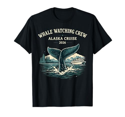 Scenic Alaska Cruise 2026 Whale Watching Family Trip T-Shirt