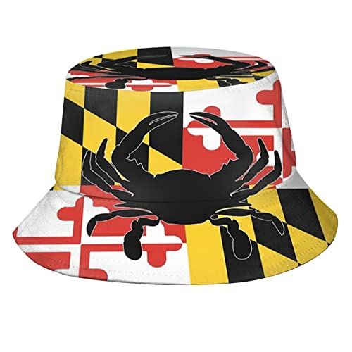 Best Camping in Maryland – Discover These Hidden Gems! 3 Maryland Flag Bucket Hat Cute Fisherman Hat Crab Flag Bucket Hats Sun Hat for Fishing Hiking Camping
