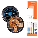 for Garmin Vivoactive 3 Music Watch LCD Display LCD Digitizer Touch Screen Assembly Repair Kit with Tools