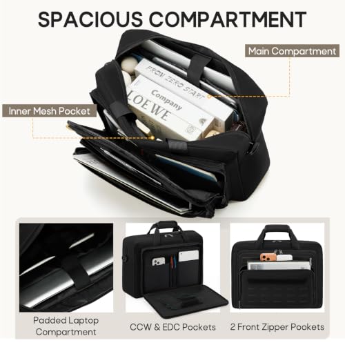 RAINSMORE Tactical Laptop Bag for Men 15.6/17.3 Inch Military Messenger Bag - image 3