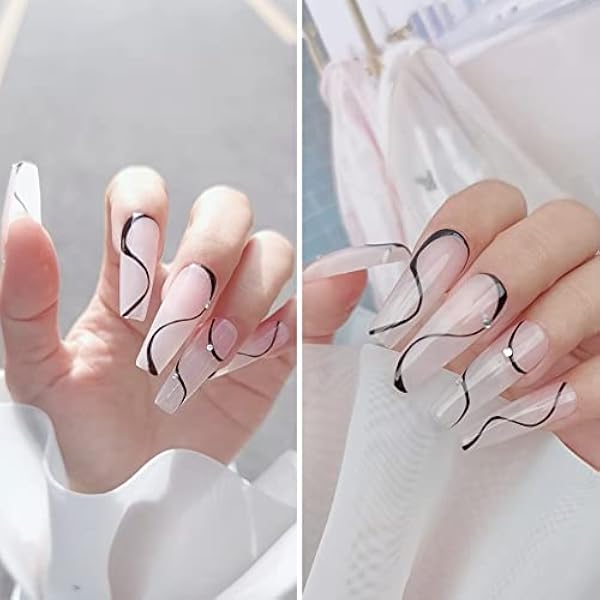 AIMEILI Гелевые лаки для ногтей Nude Pink Black White Glitter Gel Polish Set Soak Off UV LED — набор для маникюрного салона, гелевые лаки, набор для маникюра — долговечные и простые в нанесении, 6 шт. x