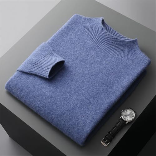 Soft Wool Sweater Mens Knit Pullover V Neck Slim Fit Lightweight Long Sleeves Jumper Top3