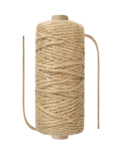NorthPada Juteschnur 3 mm x 50 Meter Hanfseil Sisal Kordelband für Garten Pflanz Kunsthandwerk Paket Bindung Katzenkratzer