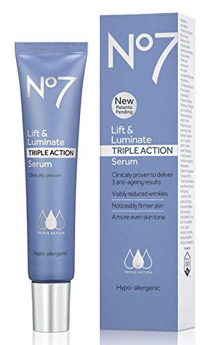No7 Lift Luminate Triple Action Serum For Beauty Women 50 Milliliter, 1.69 US