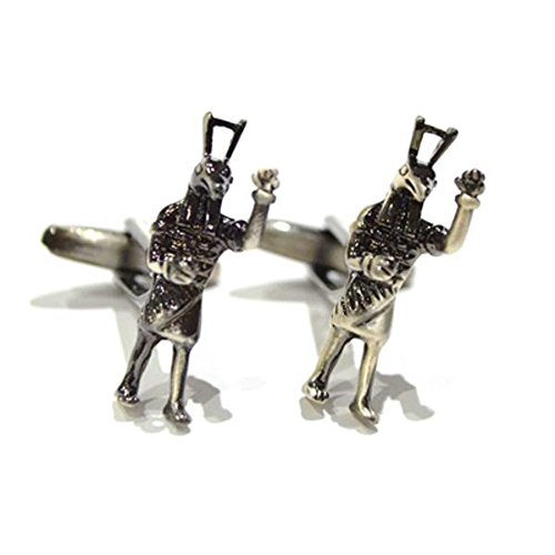 Mancuernillas GTR Hombre Dios Horus Acabado Antiguo miniatura 1