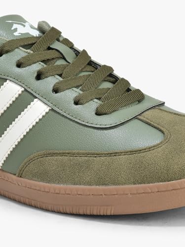 Image of Cantabil Casual Sneaker Shoes for Men l Lightweight & Comfortable with Cushioned Insole PU (Polyurethane) Upper TPR Sole Lace-Up Closure (P MFTW00140)