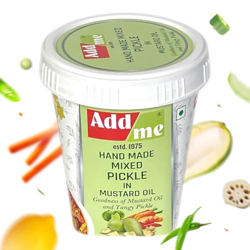 Image of Add Me Authentic Handmade Mixed Pickles for a Flavorful 1kg Plastic Jar | Tangy and Spicy Homemade Mango Mix Pickle in Mustard Oil | Traditional Ghar Ka Bana Achar