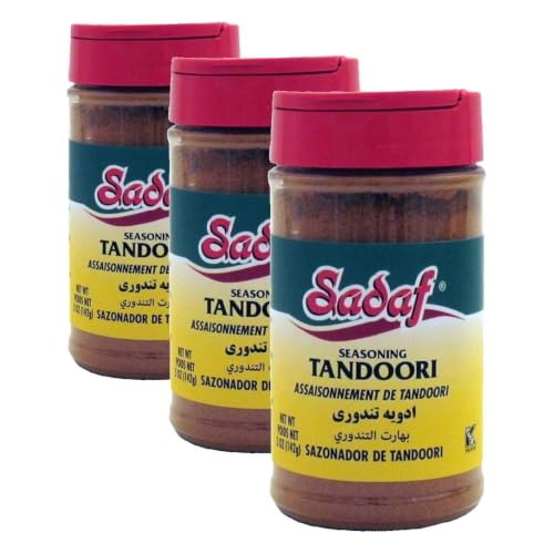 Sadaf Tandoori Seasoning - Tandoori Masala of 12 Spices - Tandoori spices for your Tikka Masala and your Butter Chicken - Indian Spice Blend - Salt-Free - 5 Oz bottle with Shaker Top (Pack of 3) image 4