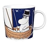 Klassische Mumin-Tasse mit Jubiläumsstempel auf der Unterseite