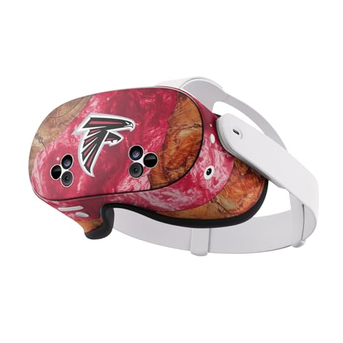 Skin Meta Quest 3S Atlanta Falcons Head Case Designs - Autocollant vinyle style bois