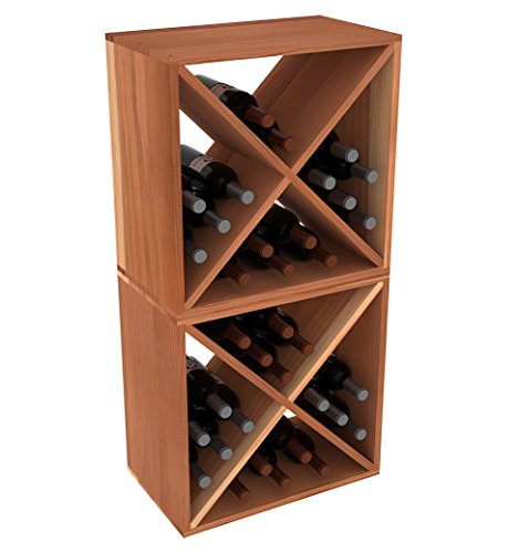 Creekside 24 Bottle Stackable Wine Cubes (Set of 2), 12