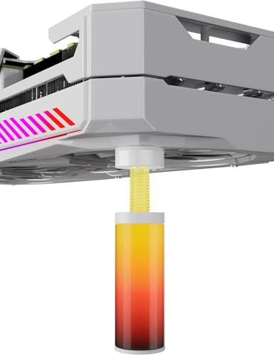 Ya en mundofriki.es: upHere - Soporte para GPU ARGB blanco, soporte para tarjeta gráfica, vertical ajustable, con imán, altura ajustable, 51-80 mm, ARGB49T