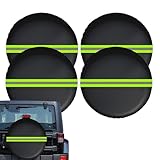 Protección de neumáticos para coches | Cubierta de protección para todo el año - Resistente al polvo impermeable reflectante Protección para exteriores Viaje por carretera Garaje Remolque Camping Casa