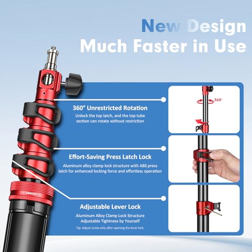FreeSea MT-05 Heavy Duty Tripod, Aluminum Alloy Photography Light Stand by freesea - Used condition - Image 7