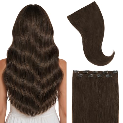 Image of GOO GOO Clip in Hair Extensions Real Human Hair Back Fill Extension 2Pcs