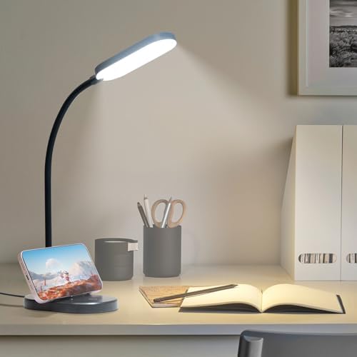 LQWELL® LED Desk Lamp Study Light for Home Office, 360° Flexible ...