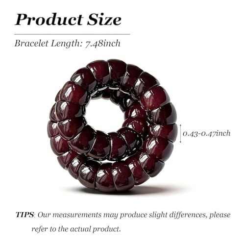 Image of Fidget Bracelet for Women Anxiety Bodhi Seeds Beaded Bracelets, Zen Fidget Stretch Bracelet Alleviate Anxiety Stress
