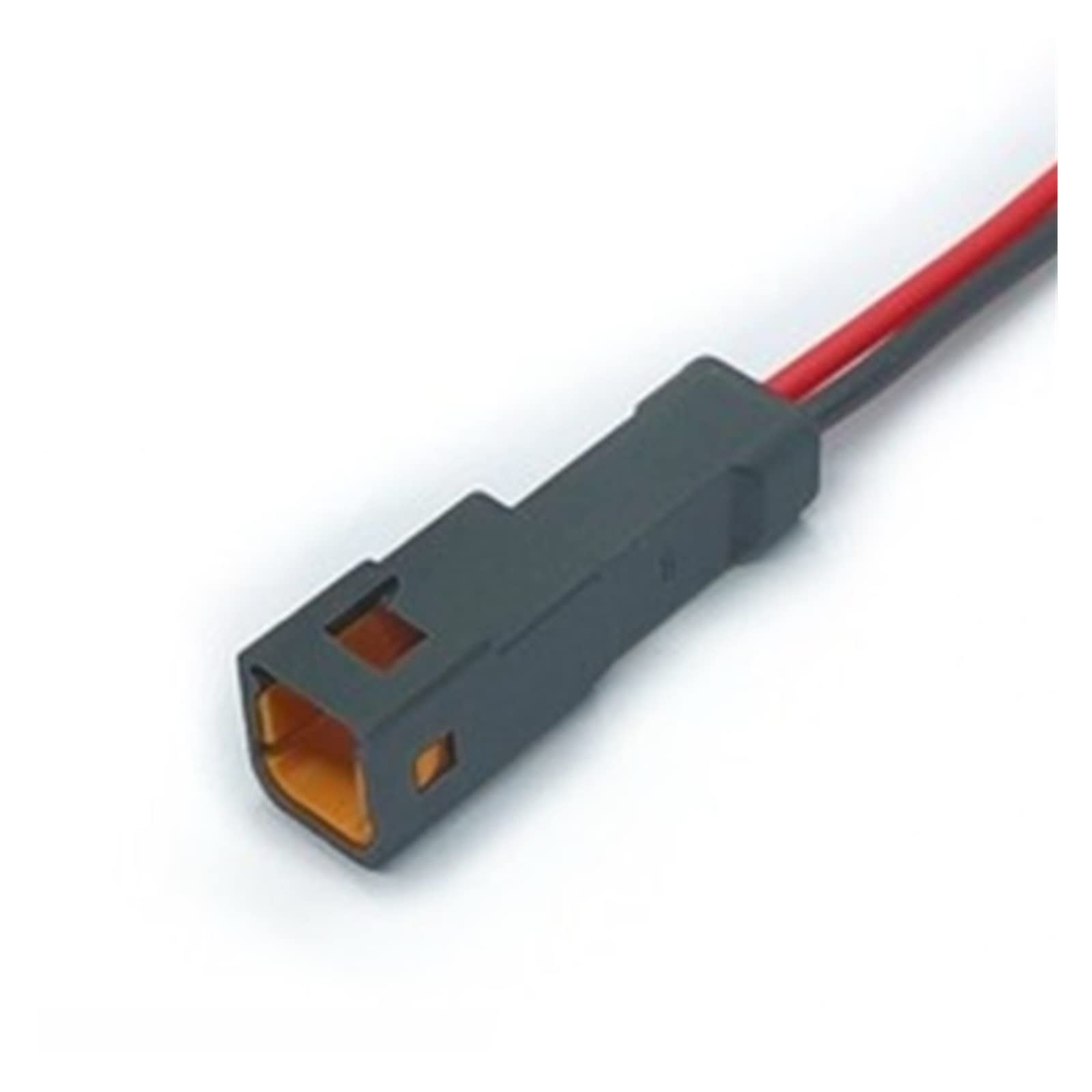 JST do samochodu 2-pinowe złącze elektroniczne 02R-JWPK-VKLE-S Auto 02T ciemna wersja specjalna wtyczka żeńska męski okablowanie wodoodporne (kolor: 2P męski, rozmiar: 20 zestawów)