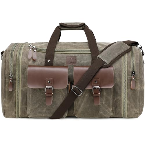 Densata 50L Expandable Waxed Canvas Bag