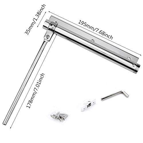 Lhbfcy Automatico Chiudiporta Molla Acciaio