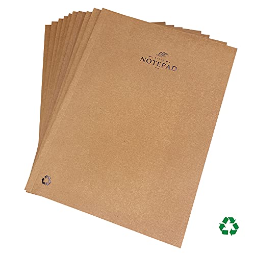 Image of IMAGINE PRODUCTS B5 Recycle Notepad /MEMOPAD /WRITTING PAD Combo Pack (Kraft, Pack of 10). 100 pages in Each