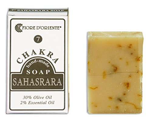Fiore D'Oriente Sahasrara 7. Chakra 100% natürliche handgemachte Seife Cover
