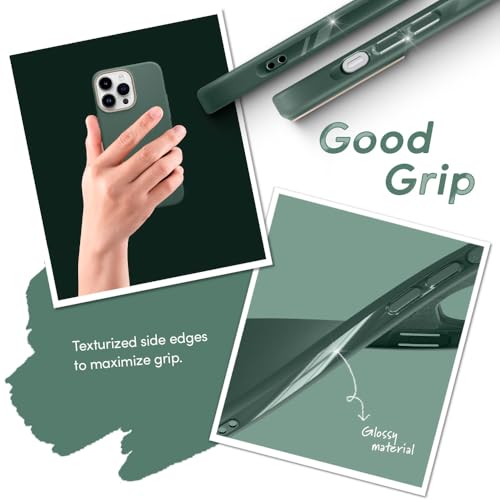 Image of Spigen Cyrill UltraColor Mag | iPhone 14 Pro Case | Green iPhone 14 Pro Back Cover | TPU+Poly Carbonate - Kale