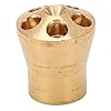 Brass Liquid Distributor, Wear Uniform 5 Hole Refrigerant Separator, for Air Conditioning Heat Pump, Refrigeration Unit, etc #5