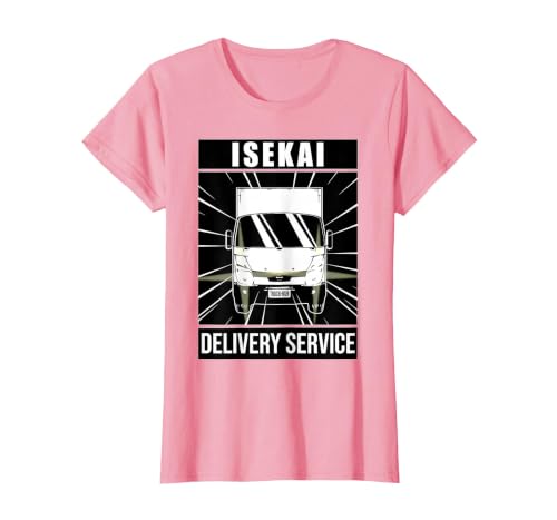 Truck-Kun ISEKAI DELIVERY Service! | Japanese Kanji T-Shirt, Women, Pink, 3X-Large