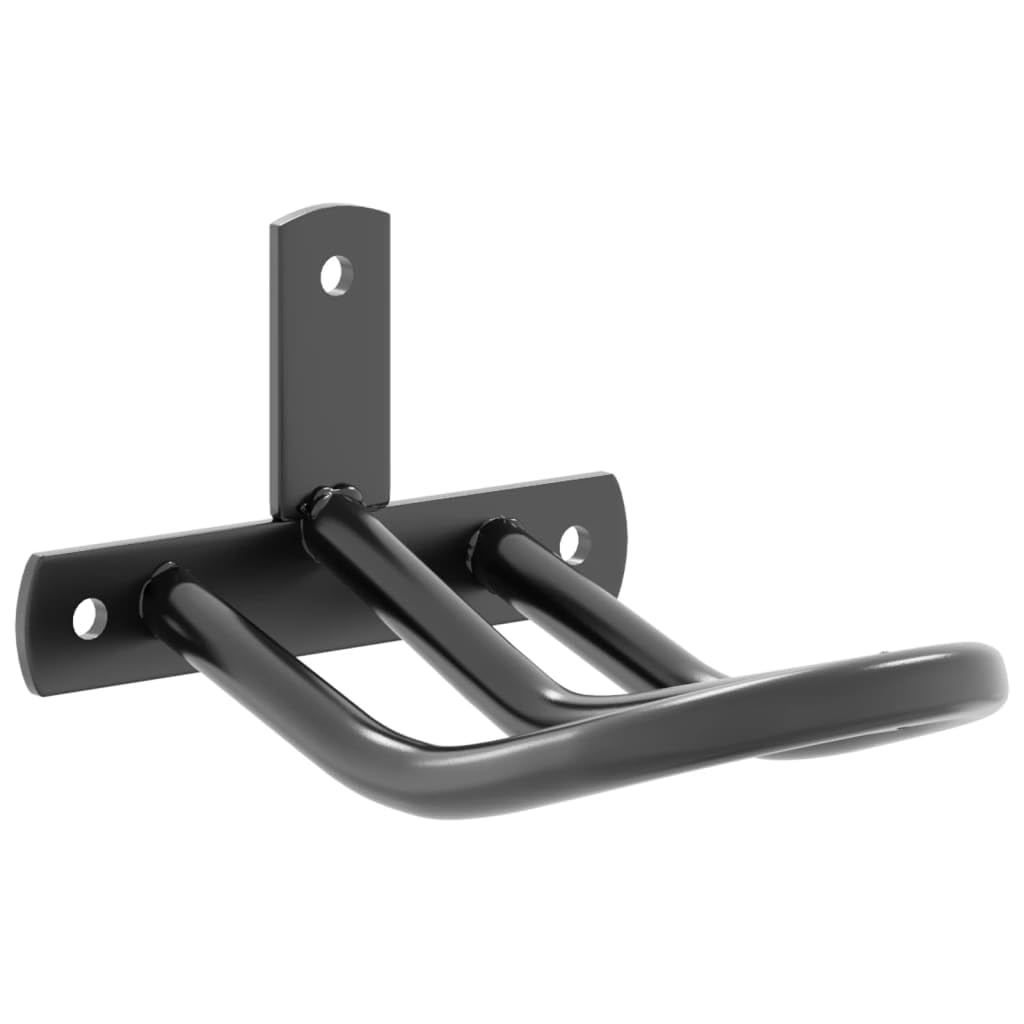 Soporte de bridas de pared de hierro negro 0.35 kg modelo 172452